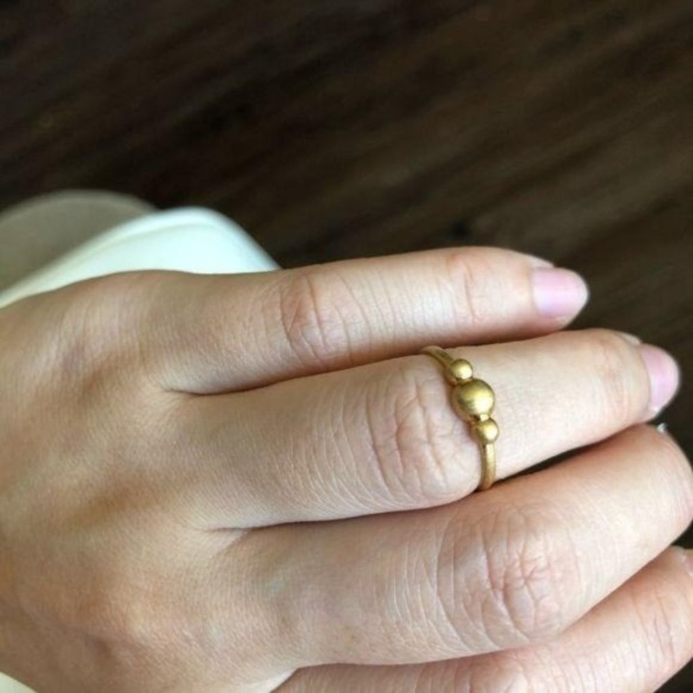Brand new madewell gold ring size7 - Picture 2 of 4